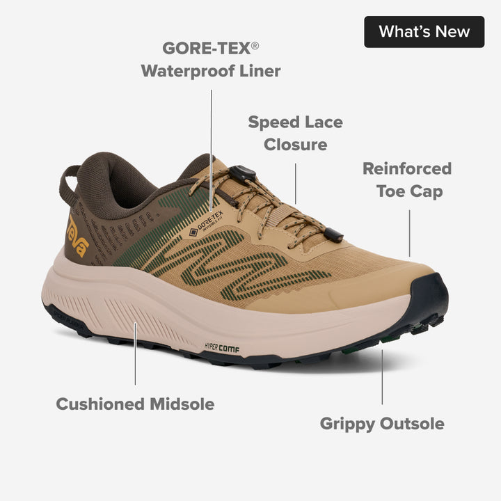 Men's Hurricane Trailsetter GTX Trail Running Shoe - Tan/Mountain View